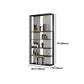 Modern Style 4-Shelf Bookshelf Open Black Shelf Bookcase for Study Room Clearhalo 'Bookcases' 'furn' 'furn_bookcases' 'Furniture' 'furniture_bookcases' 'kitchen' 'kitchen_bookcases' 'Living Room Furniture' 'Office Furniture' 4674241