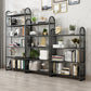Modern Style Metal Bookshelf Vertical Open Shelf Bookcase for Home Clearhalo 'Bookcases' 'furn' 'furn_bookcases' 'Furniture' 'furniture_bookcases' 'kitchen' 'kitchen_bookcases' 'Living Room Furniture' 'Office Furniture' 4674265