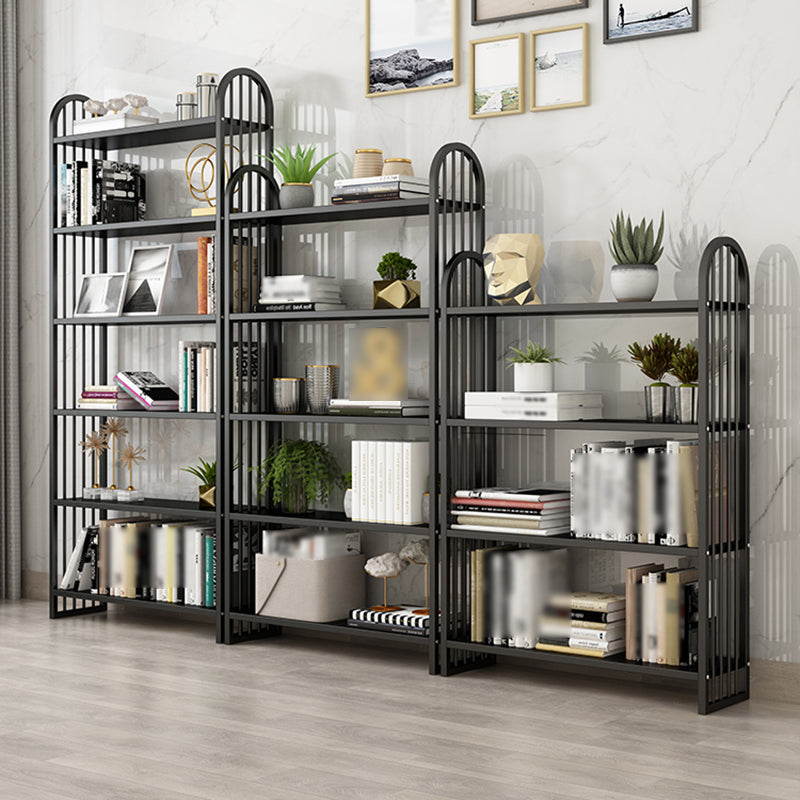 Modern Style Metal Bookshelf Vertical Open Shelf Bookcase for Home Clearhalo 'Bookcases' 'furn' 'furn_bookcases' 'Furniture' 'furniture_bookcases' 'kitchen' 'kitchen_bookcases' 'Living Room Furniture' 'Office Furniture' 4674265