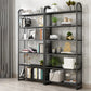 Modern Style Metal Bookshelf Vertical Open Shelf Bookcase for Home Clearhalo 'Bookcases' 'furn' 'furn_bookcases' 'Furniture' 'furniture_bookcases' 'kitchen' 'kitchen_bookcases' 'Living Room Furniture' 'Office Furniture' 4674266