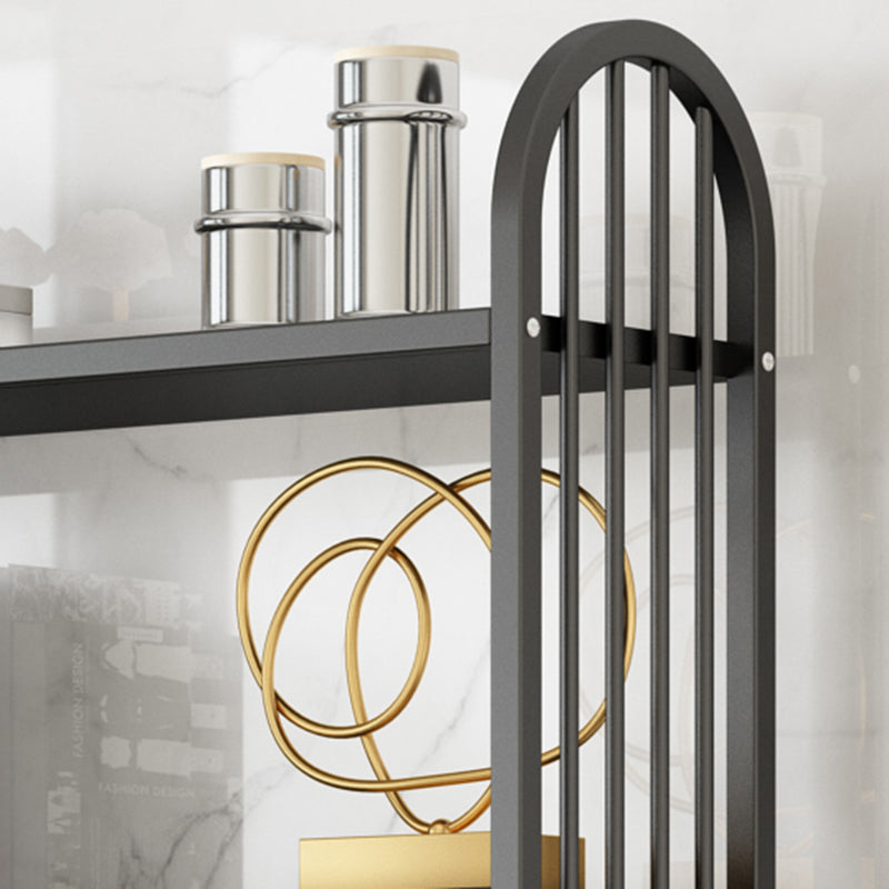 Modern Style Metal Bookshelf Vertical Open Shelf Bookcase for Home Clearhalo 'Bookcases' 'furn' 'furn_bookcases' 'Furniture' 'furniture_bookcases' 'kitchen' 'kitchen_bookcases' 'Living Room Furniture' 'Office Furniture' 4674269