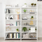 Modern Style Metal Bookshelf Vertical Open Shelf Bookcase for Home Clearhalo 'Bookcases' 'furn' 'furn_bookcases' 'Furniture' 'furniture_bookcases' 'kitchen' 'kitchen_bookcases' 'Living Room Furniture' 'Office Furniture' 4674273