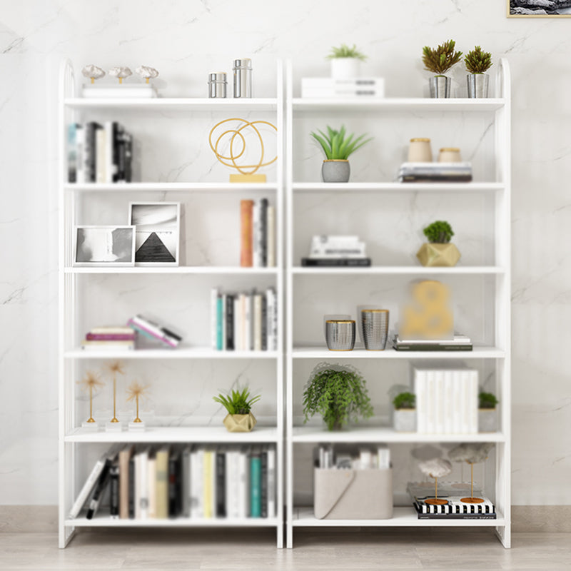 Modern Style Metal Bookshelf Vertical Open Shelf Bookcase for Home Clearhalo 'Bookcases' 'furn' 'furn_bookcases' 'Furniture' 'furniture_bookcases' 'kitchen' 'kitchen_bookcases' 'Living Room Furniture' 'Office Furniture' 4674273