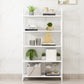 Modern Style Metal Bookshelf Vertical Open Shelf Bookcase for Home White Clearhalo 'Bookcases' 'furn' 'furn_bookcases' 'Furniture' 'furniture_bookcases' 'kitchen' 'kitchen_bookcases' 'Living Room Furniture' 'Office Furniture' 4674274