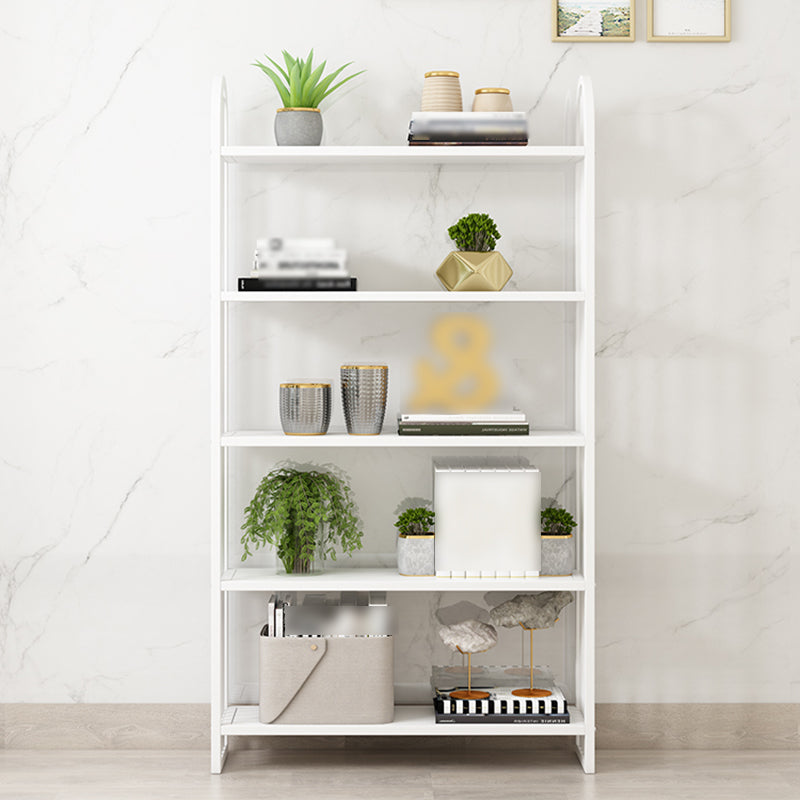 Modern Style Metal Bookshelf Vertical Open Shelf Bookcase for Home White Clearhalo 'Bookcases' 'furn' 'furn_bookcases' 'Furniture' 'furniture_bookcases' 'kitchen' 'kitchen_bookcases' 'Living Room Furniture' 'Office Furniture' 4674274