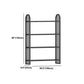 Modern Style Metal Bookshelf Vertical Open Shelf Bookcase for Home Clearhalo 'Bookcases' 'furn' 'furn_bookcases' 'Furniture' 'furniture_bookcases' 'kitchen' 'kitchen_bookcases' 'Living Room Furniture' 'Office Furniture' 4674279