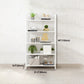 Modern Style Metal Bookshelf Vertical Open Shelf Bookcase for Home Clearhalo 'Bookcases' 'furn' 'furn_bookcases' 'Furniture' 'furniture_bookcases' 'kitchen' 'kitchen_bookcases' 'Living Room Furniture' 'Office Furniture' 4674286