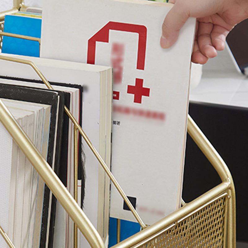 3-Shelf Metal Etagere Bookcase Contemporary Book Shelf,39''H x 11''W Clearhalo 'Bookcases' 'furn' 'furn_bookcases' 'Furniture' 'furniture_bookcases' 'kitchen' 'kitchen_bookcases' 'Living Room Furniture' 'Office Furniture' 4674294