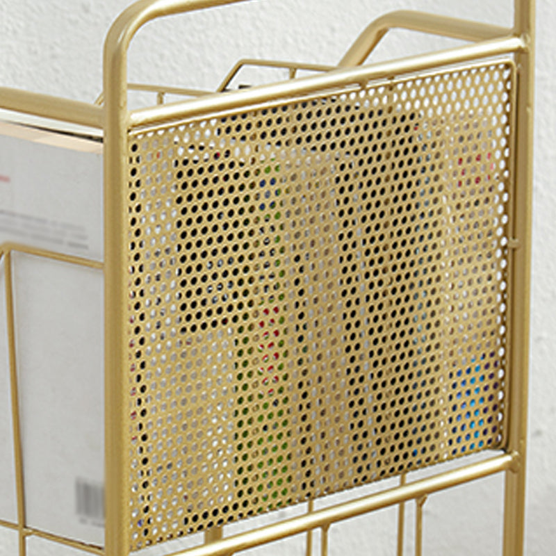 3-Shelf Metal Etagere Bookcase Contemporary Book Shelf,39''H x 11''W Clearhalo 'Bookcases' 'furn' 'furn_bookcases' 'Furniture' 'furniture_bookcases' 'kitchen' 'kitchen_bookcases' 'Living Room Furniture' 'Office Furniture' 4674297