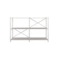 Minimalist Metal Open Etagere Bookcase with Rectangular Shelves Clearhalo 'Bookcases' 'furn' 'furn_bookcases' 'Furniture' 'furniture_bookcases' 'kitchen' 'kitchen_bookcases' 'Living Room Furniture' 'Office Furniture' 4674316