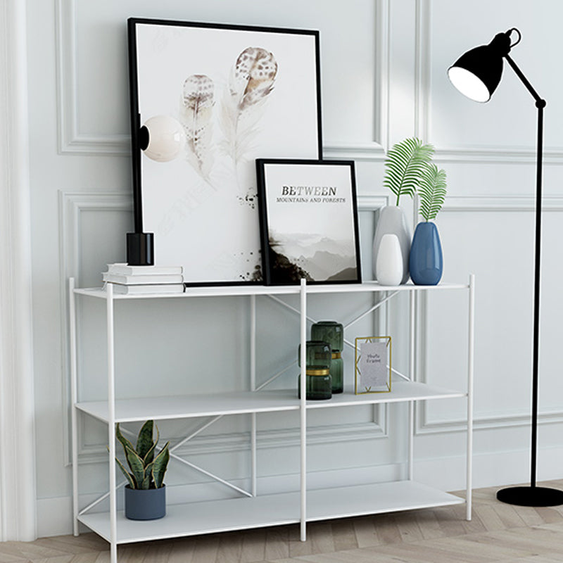 Minimalist Metal Open Etagere Bookcase with Rectangular Shelves Clearhalo 'Bookcases' 'furn' 'furn_bookcases' 'Furniture' 'furniture_bookcases' 'kitchen' 'kitchen_bookcases' 'Living Room Furniture' 'Office Furniture' 4674319