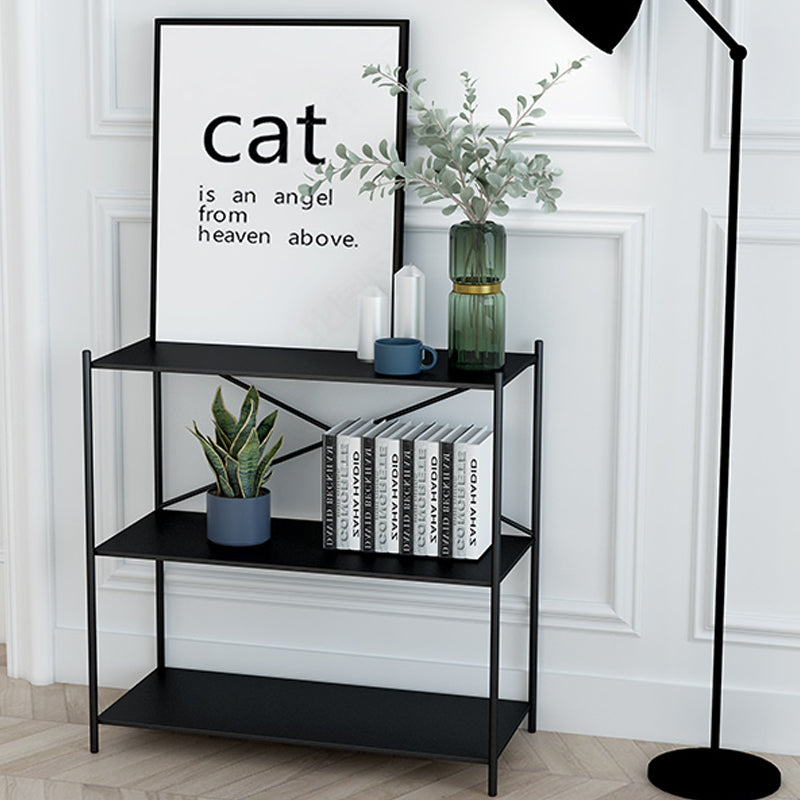 Minimalist Metal Open Etagere Bookcase with Rectangular Shelves Clearhalo 'Bookcases' 'furn' 'furn_bookcases' 'Furniture' 'furniture_bookcases' 'kitchen' 'kitchen_bookcases' 'Living Room Furniture' 'Office Furniture' 4674320