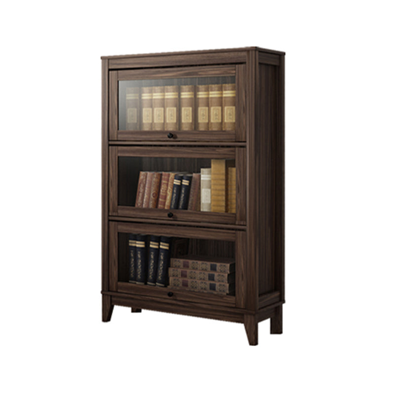 Engineered Wood Standard Bookcase Contemporary Bookcase With Doors Clearhalo 'Bookcases' 'furn' 'furn_bookcases' 'Furniture' 'furniture_bookcases' 'kitchen' 'kitchen_bookcases' 'Living Room Furniture' 'Office Furniture' 4674394