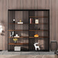 4-Shelf Metal Standard Bookcase Industrial Bookcase for Home Office Clearhalo 'Bookcases' 'furn' 'furn_bookcases' 'Furniture' 'furniture_bookcases' 'kitchen' 'kitchen_bookcases' 'Living Room Furniture' 'Office Furniture' 4674416