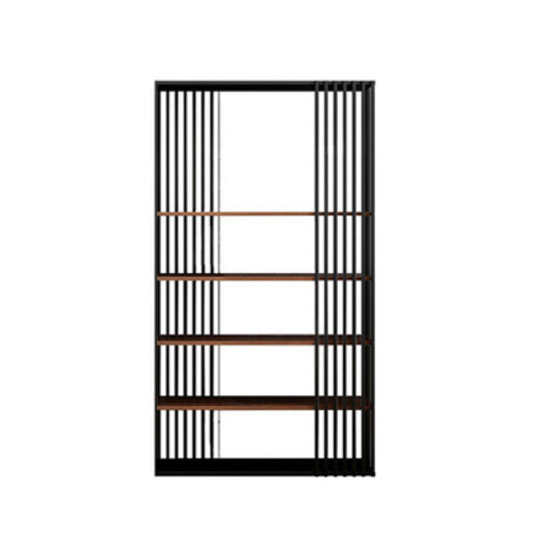 4-Shelf Metal Standard Bookcase Industrial Bookcase for Home Office Clearhalo 'Bookcases' 'furn' 'furn_bookcases' 'Furniture' 'furniture_bookcases' 'kitchen' 'kitchen_bookcases' 'Living Room Furniture' 'Office Furniture' 4674424