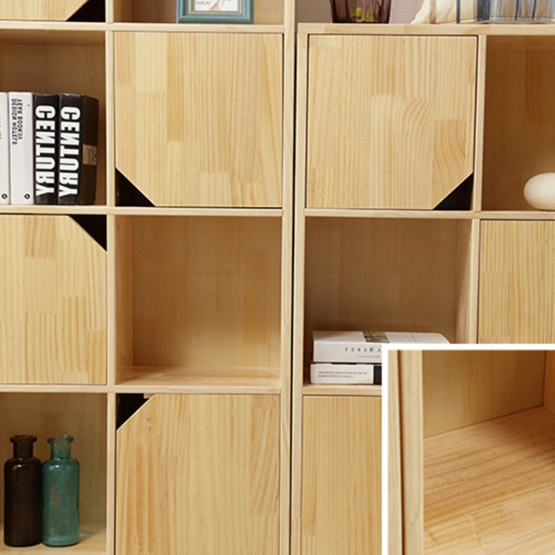 Natural Cube Bookshelf Contemporary Pine Wood Shelf for Home Office Clearhalo 'Bookcases' 'furn' 'furn_bookcases' 'Furniture' 'furniture_bookcases' 'kitchen' 'kitchen_bookcases' 'Living Room Furniture' 'Office Furniture' 4678393