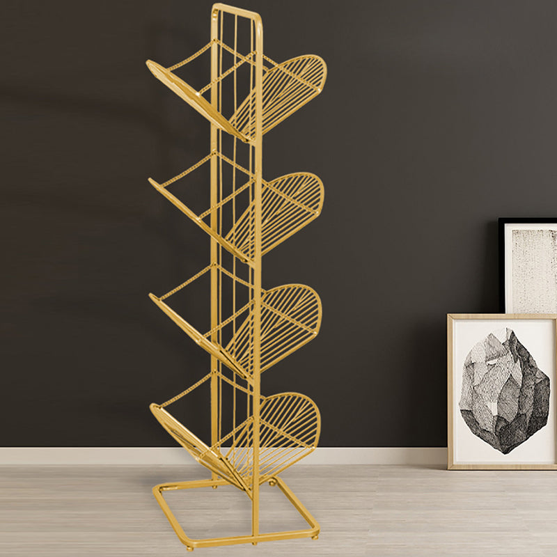Metal Geometric Bookcase Industrial Book Shelf for Home Office Clearhalo 'Bookcases' 'furn' 'furn_bookcases' 'Furniture' 'furniture_bookcases' 'kitchen' 'kitchen_bookcases' 'Living Room Furniture' 'Office Furniture' 4678410
