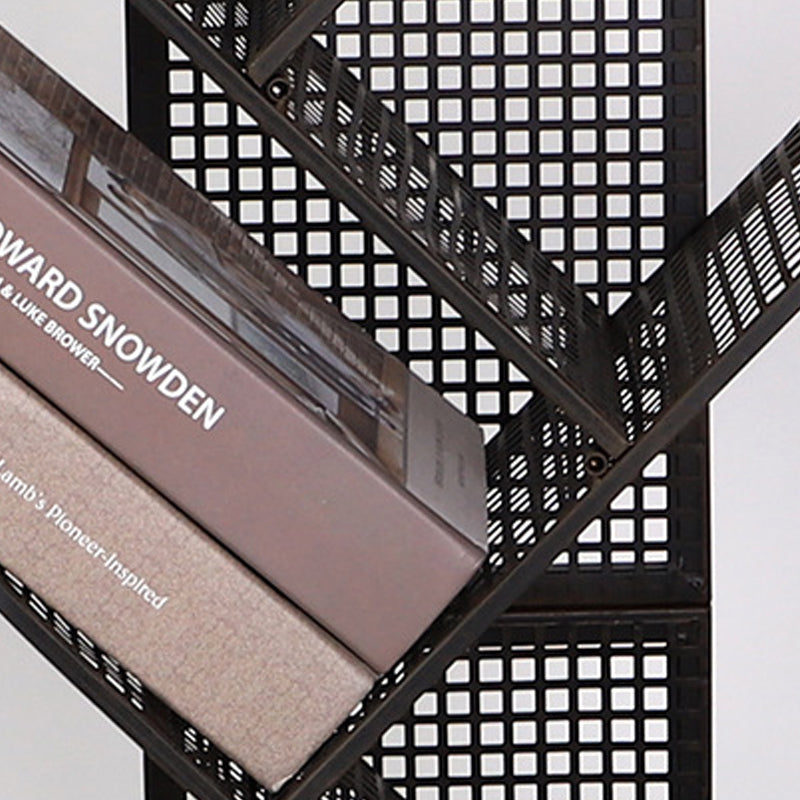 Metal Geometric Bookcase Industrial Book Shelf for Home Office Clearhalo 'Bookcases' 'furn' 'furn_bookcases' 'Furniture' 'furniture_bookcases' 'kitchen' 'kitchen_bookcases' 'Living Room Furniture' 'Office Furniture' 4678421