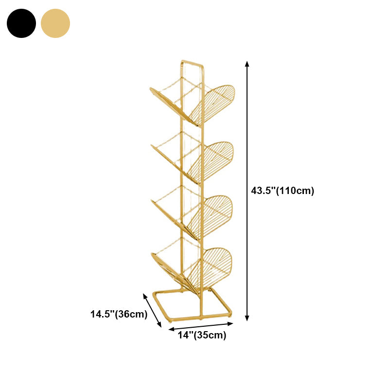 Metal Geometric Bookcase Industrial Book Shelf for Home Office Clearhalo 'Bookcases' 'furn' 'furn_bookcases' 'Furniture' 'furniture_bookcases' 'kitchen' 'kitchen_bookcases' 'Living Room Furniture' 'Office Furniture' 4678431