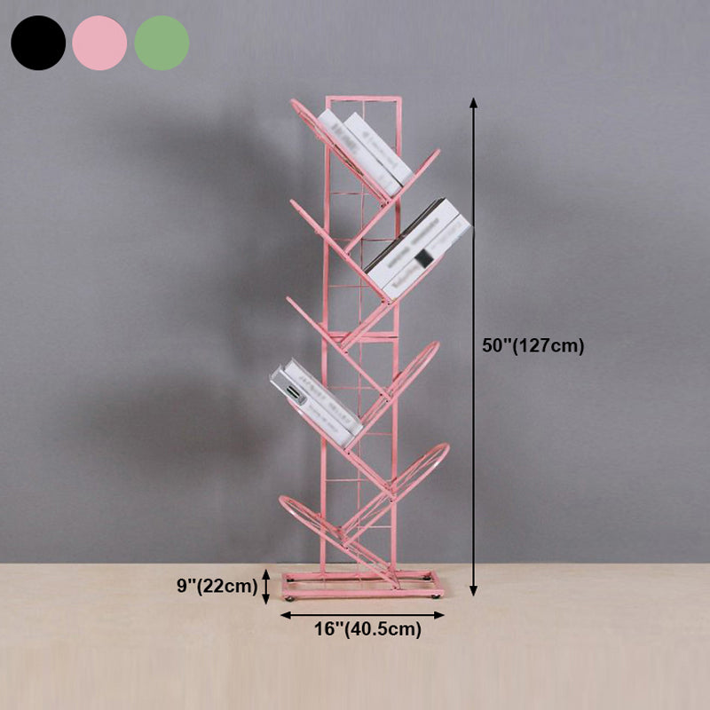 Metal Geometric Bookcase Industrial Book Shelf for Home Office Clearhalo 'Bookcases' 'furn' 'furn_bookcases' 'Furniture' 'furniture_bookcases' 'kitchen' 'kitchen_bookcases' 'Living Room Furniture' 'Office Furniture' 4678432