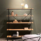 Industrial Style Etagere Bookshelf Vertical Shelf Bookcase for Home Clearhalo 'Bookcases' 'furn' 'furn_bookcases' 'Furniture' 'furniture_bookcases' 'kitchen' 'kitchen_bookcases' 'Living Room Furniture' 'Office Furniture' 4678435