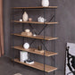 Industrial Style Etagere Bookshelf Vertical Shelf Bookcase for Home Clearhalo 'Bookcases' 'furn' 'furn_bookcases' 'Furniture' 'furniture_bookcases' 'kitchen' 'kitchen_bookcases' 'Living Room Furniture' 'Office Furniture' 4678437