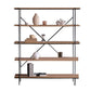 Industrial Style Etagere Bookshelf Vertical Shelf Bookcase for Home 59.1"L x 11.8"W x 66.9"H Clearhalo 'Bookcases' 'furn' 'furn_bookcases' 'Furniture' 'furniture_bookcases' 'kitchen' 'kitchen_bookcases' 'Living Room Furniture' 'Office Furniture' 4678438