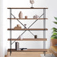 Industrial Style Etagere Bookshelf Vertical Shelf Bookcase for Home Clearhalo 'Bookcases' 'furn' 'furn_bookcases' 'Furniture' 'furniture_bookcases' 'kitchen' 'kitchen_bookcases' 'Living Room Furniture' 'Office Furniture' 4678447
