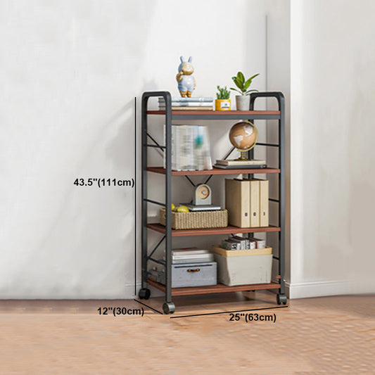 Wood Etagere Bookcase Contemporary Open Back Bookcase for Home Office Clearhalo 'Bookcases' 'furn' 'furn_bookcases' 'Furniture' 'furniture_bookcases' 'kitchen' 'kitchen_bookcases' 'Living Room Furniture' 'Office Furniture' 4678486