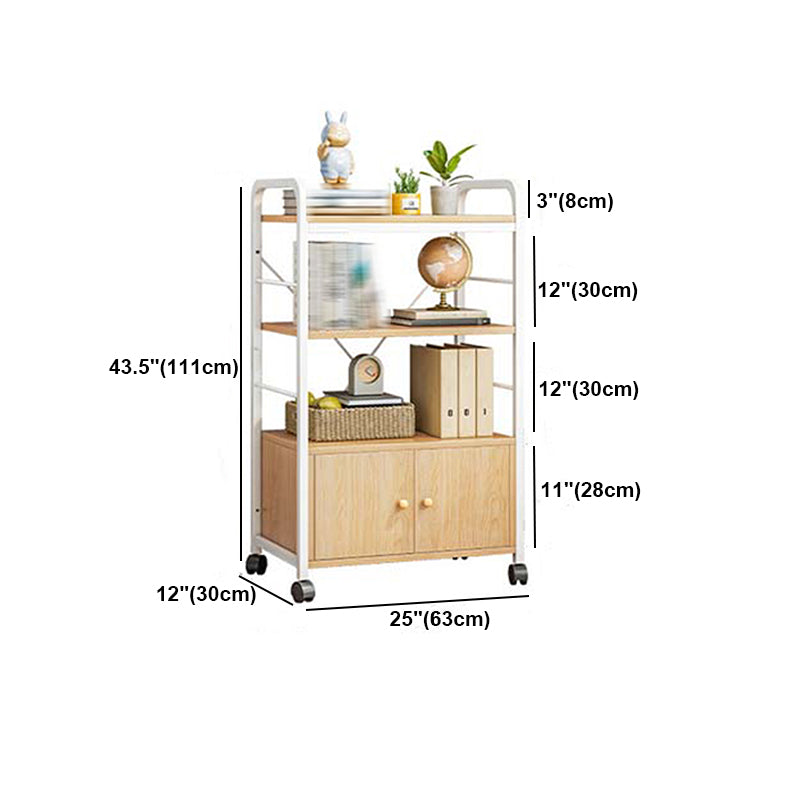 Wood Etagere Bookcase Contemporary Open Back Bookcase for Home Office Clearhalo 'Bookcases' 'furn' 'furn_bookcases' 'Furniture' 'furniture_bookcases' 'kitchen' 'kitchen_bookcases' 'Living Room Furniture' 'Office Furniture' 4678492