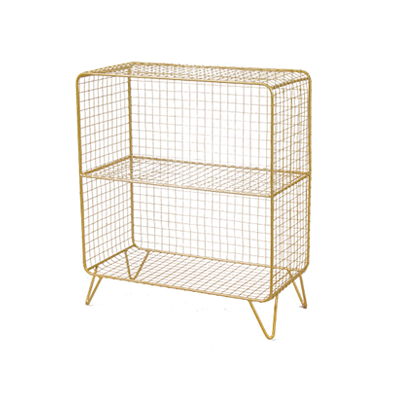 Modern Style Vertical Bookshelf Closed Back Shelf Bookcase for Home 24"L x 12"W x 28"H Gold Clearhalo 'Bookcases' 'furn' 'furn_bookcases' 'Furniture' 'furniture_bookcases' 'kitchen' 'kitchen_bookcases' 'Living Room Furniture' 'Office Furniture' 4678519