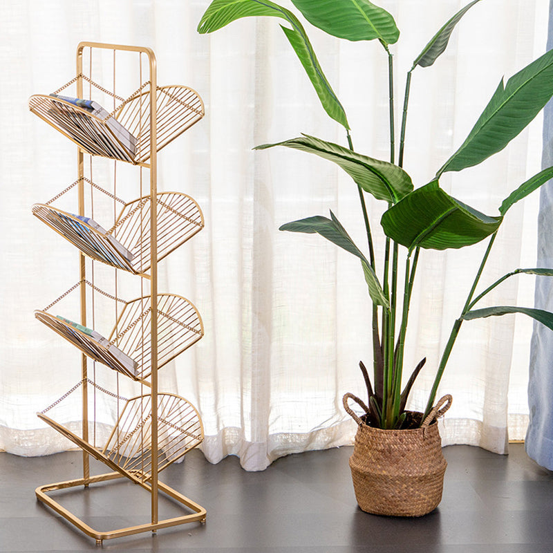 Industrial Geometric Bookcase Metal Book Shelf for Home Office Clearhalo 'Bookcases' 'furn' 'furn_bookcases' 'Furniture' 'furniture_bookcases' 'kitchen' 'kitchen_bookcases' 'Living Room Furniture' 'Office Furniture' 4678547