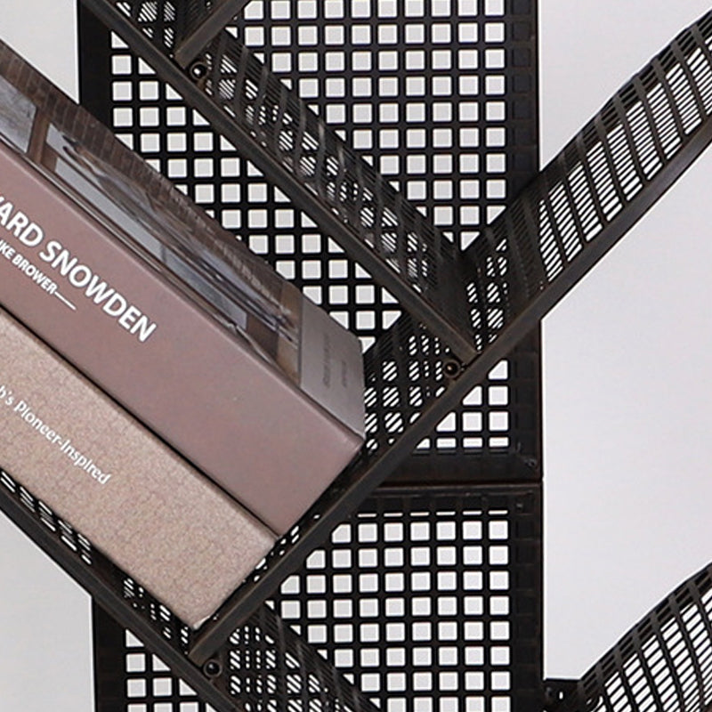 Industrial Geometric Bookcase Metal Book Shelf for Home Office Clearhalo 'Bookcases' 'furn' 'furn_bookcases' 'Furniture' 'furniture_bookcases' 'kitchen' 'kitchen_bookcases' 'Living Room Furniture' 'Office Furniture' 4678564