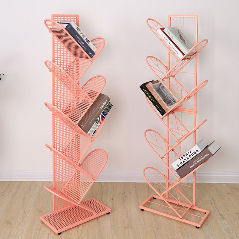Industrial Geometric Bookcase Metal Book Shelf for Home Office Clearhalo 'Bookcases' 'furn' 'furn_bookcases' 'Furniture' 'furniture_bookcases' 'kitchen' 'kitchen_bookcases' 'Living Room Furniture' 'Office Furniture' 4678569