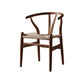 Modern Beech Wishbone Side Chair Matte Finish Wood Dining Chair Clearhalo ' kitchen&dining_furn' 'Dining Chairs' 'Dining Tables & Seating' 'dining_chair' 'furn' 'furn_dining_chair' 'Furniture' 'furniture_dining_chair' 'Kitchen & Dining Furniture' 'kitchen' 4678582