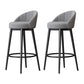Metal Scandinavian Kitchen Dining Room Armless Stool Low Back Bar Stool Grey 2 Piece Set Clearhalo 'Bar Furniture' 'Bar Stools' 'bar_stools' 'furn' 'furn_bar_stools' 'furniture_bar_stools' 'Kitchen & Dining Furniture' 'kitchen&dining_furn' 'kitchen' 'kitchen_furn' Furniture' 4679183