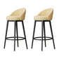 Metal Scandinavian Kitchen Dining Room Armless Stool Low Back Bar Stool Beige 2 Piece Set Clearhalo 'Bar Furniture' 'Bar Stools' 'bar_stools' 'furn' 'furn_bar_stools' 'furniture_bar_stools' 'Kitchen & Dining Furniture' 'kitchen&dining_furn' 'kitchen' 'kitchen_furn' Furniture' 4679189