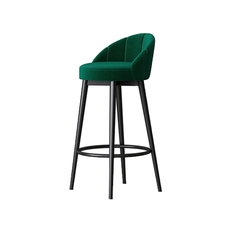 Metal Scandinavian Kitchen Dining Room Armless Stool Low Back Bar Stool Green 1 Piece Clearhalo 'Bar Furniture' 'Bar Stools' 'bar_stools' 'furn' 'furn_bar_stools' 'furniture_bar_stools' 'Kitchen & Dining Furniture' 'kitchen&dining_furn' 'kitchen' 'kitchen_furn' Furniture' 4679198