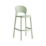 29.53" Plastic Scandinavian Kitchen Dining Room Armless Stool Low Back Bar Stool Clearhalo 'Bar Furniture' 'Bar Stools' 'bar_stools' 'furniture_bar_stools' 'Kitchen & Dining Furniture' 'kitchen&dining_furn' 'kitchen' 'kitchen_furn' Furniture' 4679215