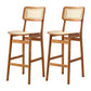 Wood Contemporary Kitchen Dining Room Armless Stool Low Back Bar Stool Tan 2 Piece Set Clearhalo 'Bar Furniture' 'Bar Stools' 'bar_stools' 'furn' 'furn_bar_stools' 'furniture_bar_stools' 'Kitchen & Dining Furniture' 'kitchen&dining_furn' 'kitchen' 'kitchen_furn' Furniture' 4679357