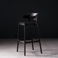 30 inch Plastic Scandinavian Armless Stool Low Back Bar Stool for Kitchen Black 1 Piece Clearhalo 'Bar Furniture' 'Bar Stools' 'bar_stools' 'furn' 'furn_bar_stools' 'furniture_bar_stools' 'Kitchen & Dining Furniture' 'kitchen&dining_furn' 'kitchen' 'kitchen_furn' Furniture' 4679486