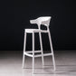 30 inch Plastic Scandinavian Armless Stool Low Back Bar Stool for Kitchen White 1 Piece Clearhalo 'Bar Furniture' 'Bar Stools' 'bar_stools' 'furn' 'furn_bar_stools' 'furniture_bar_stools' 'Kitchen & Dining Furniture' 'kitchen&dining_furn' 'kitchen' 'kitchen_furn' Furniture' 4679488
