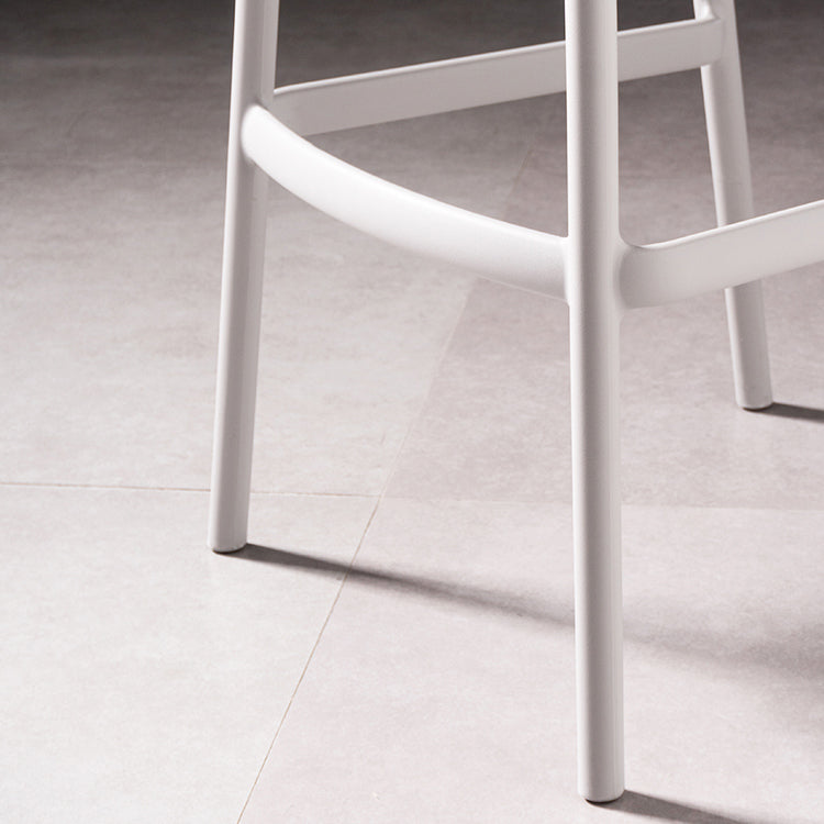 30 inch Plastic Scandinavian Armless Stool Low Back Bar Stool for Kitchen Clearhalo 'Bar Furniture' 'Bar Stools' 'bar_stools' 'furn' 'furn_bar_stools' 'furniture_bar_stools' 'Kitchen & Dining Furniture' 'kitchen&dining_furn' 'kitchen' 'kitchen_furn' Furniture' 4679493