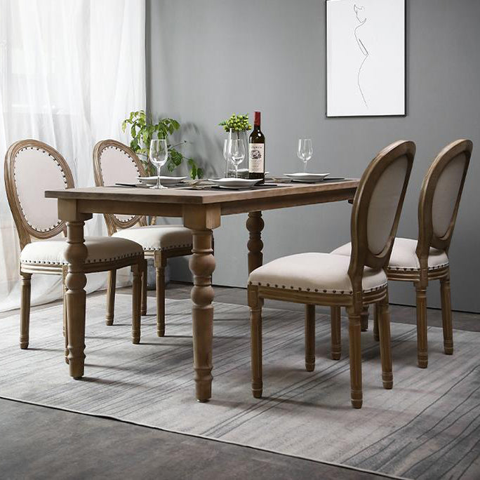 Medieval Modern Pine Wood Table Rectangle Indoor Old Table with 4 Legs Clearhalo ' dining_table' 'Dining Tables & Seating' 'Dining Tables' 'furn' 'furn_dining_table' 'Furniture' 'furniture_dining_table' 'Kitchen & Dining Furniture' 'kitchen&dining_furn' 'kitchen' 'kitchen_dining_table' 4679963