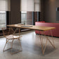 Rectangle Luxury Dining Table Wood Color Fixed Table of Solid Wood with 4 Legs 63"L x 27.6"W x 29.5"H Without Chairs Clearhalo ' dining_table' 'Dining Tables & Seating' 'Dining Tables' 'furn' 'furn_dining_table' 'Furniture' 'furniture_dining_table' 'Kitchen & Dining Furniture' 'kitchen&dining_furn' 'kitchen' 'kitchen_dining_table' 4679971