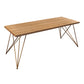 Rectangle Luxury Dining Table Wood Color Fixed Table of Solid Wood with 4 Legs Without Chairs Clearhalo ' dining_table' 'Dining Tables & Seating' 'Dining Tables' 'furn' 'furn_dining_table' 'Furniture' 'furniture_dining_table' 'Kitchen & Dining Furniture' 'kitchen&dining_furn' 'kitchen' 'kitchen_dining_table' 4679975