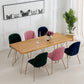 Traditional Luxury Table Rectangle Pine Solid Wood Dining Table for Home Clearhalo ' dining_table' 'Dining Tables & Seating' 'Dining Tables' 'furn' 'furn_dining_table' 'Furniture' 'furniture_dining_table' 'Kitchen & Dining Furniture' 'kitchen&dining_furn' 'kitchen' 'kitchen_dining_table' 4680005