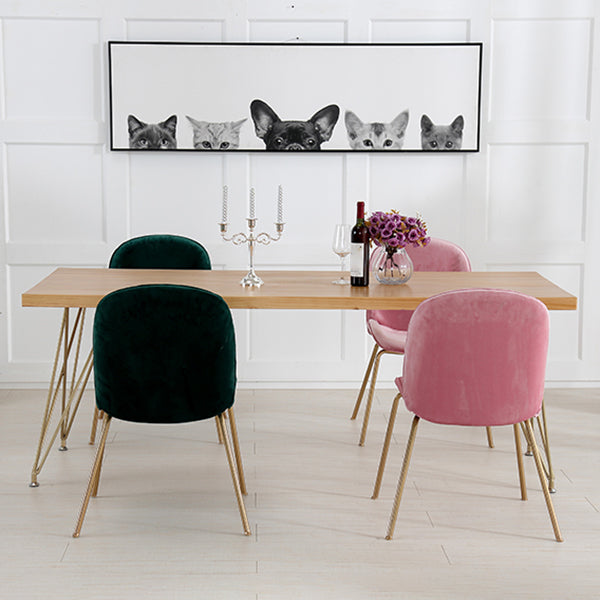 Traditional Luxury Table Rectangle Pine Solid Wood Dining Table for Home Clearhalo ' dining_table' 'Dining Tables & Seating' 'Dining Tables' 'furn' 'furn_dining_table' 'Furniture' 'furniture_dining_table' 'Kitchen & Dining Furniture' 'kitchen&dining_furn' 'kitchen' 'kitchen_dining_table' 4680006