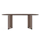Clear Glass Contemporary Oval Table Glass Top Table with Double Pedestal Clearhalo ' dining_table' 'Dining Tables & Seating' 'Dining Tables' 'furn' 'furn_dining_table' 'Furniture' 'furniture_dining_table' 'Kitchen & Dining Furniture' 'kitchen&dining_furn' 'kitchen' 'kitchen_dining_table' 4680051