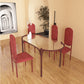 Modern Tempered Glass Dining Table for Restaurant Oval Indoor Table with 4 Legs Clearhalo ' dining_table' 'Dining Tables & Seating' 'Dining Tables' 'furn' 'furn_dining_table' 'Furniture' 'furniture_dining_table' 'Kitchen & Dining Furniture' 'kitchen&dining_furn' 'kitchen' 'kitchen_dining_table' 4680074